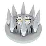 United Pacific Chrome Spike Hubcap Nut Cover For 2003-15 Chevy & Gmc 1500 24 Pcs New. Price: $61.87.