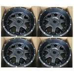 Set Of 4 Grid 20X10 Gloss Graphite Milled Blank Shop Needs Drilling New. Price: $399.99.