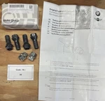 Bmw Wheel Lock Bolts Set 36136776076 Code Oem W/ Key Used. Price: $44.99.