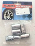 New 5 Pcs. 7/16" White Knight 2802-4 Chrome Tuner Acorn Lug Nut W/key Free Ship!. Price: $9.99.