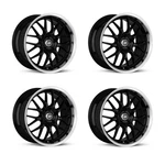Enkei 469-875-6542BK Black Lusso 18X7.5 Wheels 42MM Offset 5X114.3MM New. Price: $1137.49.