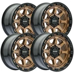 (set Of 4) Mayhem 8306 Ridgeline 17X8.5 6X5.5" -6MM Bronze Wheels Rims 17" Inch New. Price: $883.96.