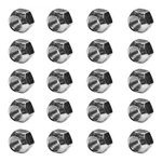 7/16-20 Zinc Plated Open End Acorn Lug Nuts 3/4" Hex, Qty (BCP1075) New. Price: $17.35.