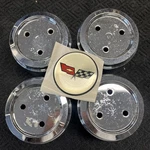 Chevy Corvette 371680 Oem Wheel Center Rim Hub Cap Cover Lug Chrome 1045 Nos Used. Price: $179.99.