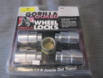 Gorilla Guard 62681 Wheel Locks 1/2" Short Shank, Chrome With Key - New. Price: $14.39.