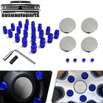 M14X1.5 Blue Lug Nut Set Wheel Center Cap+valve Stem For Tesla Model 3/S/X/Y New. Price: $49.99.