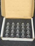 Set Of White Knight Bulge Acorn Lug Nuts 1/2 - 20 Pack New. Price: $15.00.