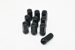 M14X1.5 Black Bulge Acorn Lug Nuts 1.95 Long Wheel 3/4" Head Set Of 17 New. Price: $9.50.