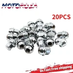 Set Of 20 14X1.5 Chrome Solid Lug Nuts ACPZ1012M Ford Edge Mustang New. Price: $24.16.