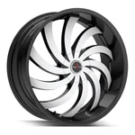 24" Inch Black Machine Ignite Flame Wheels Rims 6X135 6X139.7 +24 106.4 22 26 New. Price: $1432.60.
