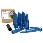 16 Pcs M10X1.25 Spike Spline Lug Nuts 3.35" Long Blue Wheel Accessories Fits Atv New. Price: $57.59.