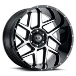 Vision Wheel Sliver 22X12 5X5.5 -51MM Gloss Black/machined 360-22285GBMF-51 New. Price: $423.55.
