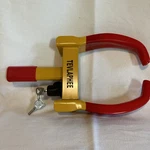 Tevlaphee Wheel Clamp Lock Heavy Duty Anti-theft Adjustable Security New. Price: $34.99.