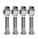 Mysttoo M12X1.50 Chrome Wheel Lug Stud Nut Set 8PCS, Metallic Silver New. Price: $33.18.