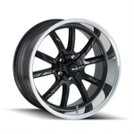 Ridler Series Matte Black Wheels With Polished Lip 650-2861MB New. Price: $371.99.