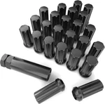 Wheel Lug Nuts, 24X Black M14X1.5 14MMX1.5, New. Price: $38.76.