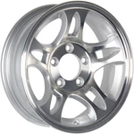 Ecustomrim Aluminum Trailer Wheel 15X5 Lug 4.5 Center T03 Silver New. Price: $98.33.