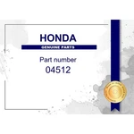 Genuine Honda Bolt Set Front Camber Axle Part No. 04512-SNA-305 (04512SNA305) New. Price: $52.79.