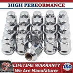 Set 20 Chrome 12X1.5 Lug Nuts Closed End Bulge Acorn Wheel Alloy Steel New. Price: $22.59.