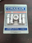 Cragar Wheel Accessories 27881-4 Chrome Lug Nuts 7/16" With Center Hole Wash New. Price: $24.99.