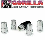 (5) Gorilla Wheel Locks Lug Nuts Chrome 1/2-20 Thread Bulge Acorn 1/2" 71481NB5 New. Price: $24.95.