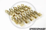Z Racing Gold Bolts 12X1.5MM 28MM Length Cone Seat For Mini Cooper 02-06 New. Price: $39.99.