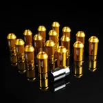 Nrg Anodized Aluminum Open End Tuner Lug Nuts Lock M12X1.25 Rose Gold 16PC+KEY New. Price: $99.88.