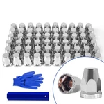 Hqalty Lug Nut Covers 33MM Flat Thread-on Top, New. Price: $80.06.
