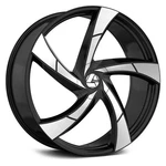 Azara AZA-524 Wheel 20X8.5 (35, 5X114.3, 74.1) Black Single Rim New. Price: $374.32.