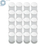 Set Of 20 33MM Lug Nut Covers Push On Style Plastic Tube Chrome Semi Truck New. Price: $38.19.
