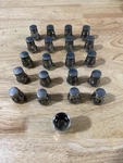 Muteki SR35 Extended Closed Wheel Tuner Lug Nuts Chrome Silver 12X1.25MM Used. Price: $69.99.
