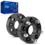 Kax Wheel SPACERS,1.25 1.25"THICK/5X4.75"/M12X1.5/70.5/2PCS, Black New. Price: $76.37.