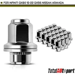 24PCS Wheel Lug Nut For Infiniti QX56 11-13 QX80 Nissan Armada Front And Rear New. Price: $51.11.