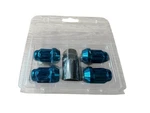 Blue Wheel Lock Lug Nuts 1/2-20 Thread Set Of 4 + Key Chrome Anti Theft New. Price: $16.99.