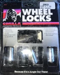 Gorilla Wheel Locks - 12MM 1.50 Hex Socket 20631 Chrome 4 With Key New. Price: $19.99.
