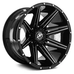 Off-road XF-220 Wheel 20X9 (12, 5X127, 78.1) Black Single Rim New. Price: $431.70.