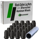 Dpaccessories Black M12X1.50 Lug Nuts For Aftermarket Wheels - Closed End Spl... New. Price: $81.85.