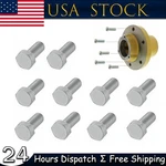 WB916 JD16 Front Wheel Hub Lug Bolt 10PK 9/16-18 X 1-1/8" For Johndeere Tractor New. Price: $24.91.