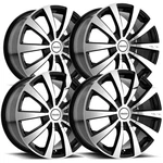 (set Of 4) Touren TR3 16X7 5X112/5X120 +42MM Black/machined Wheels Rims 16" Inch New. Price: $575.96.