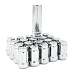 14X1.5 Bulge Acorn Spline Lug Nuts 1.38" Install Kit Chrome New. Price: $63.13.