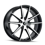 20X8.5 Kraze Turismo Black/machined Wheel 5X112 (38MM) New. Price: $284.75.