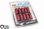 Muteki SR48 Red 12X1.25 48MM Extended Open 20 Pcs Lug Nuts Set Cone Seat New. Price: $50.00.