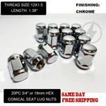 Fit Dodge Avenger Caliber Grand Caravan Acorn Lug Nut Cone Seat 12X1.5 Chrome 20 New. Price: $21.59.