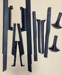 Juego De Embellecedores Suelo Pilar Lada 2101 2107 Floor Sill Trim B-pillar New. Price: $164.31.