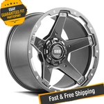 Grid Wheels 18X9 -12 6X139.7 108.00 GD04 Gloss Graphite W/ Milled Accents New. Price: $60.02.