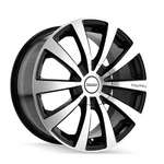 Touren 3130-6709M TR3 Series Size: 16" X 7" Gloss Black Machined New. Price: $129.59.