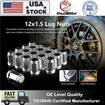 Set Of Chrome Wheel M12X1.50 Bulge Acorn Lug Nut, 35MM HEX19 1707S-20AM New. Price: $22.59.