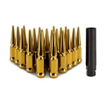 Mishimoto MMLG-SP1215-20GD Spiked Lug Nuts, M12X1.5, 20-PC Set New. Price: $114.99.