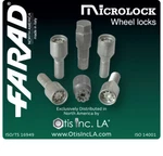 Farad Microlocks Italian Made Wheel Bolts M14X1.25X28, Cone Seat, Black New. Price: $89.99.