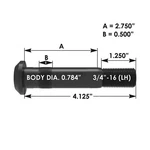 Wheel Stud 201.6075L E5869L R005869L New. Price: $13.08.